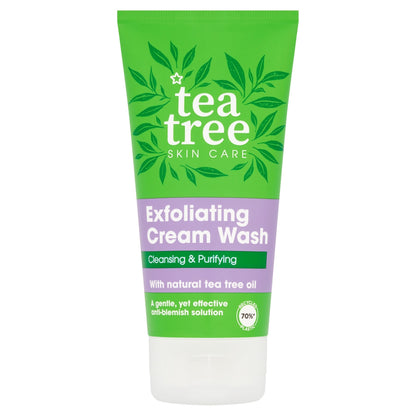 Superdrug Tea Tree Exfoliating Cream Wash 150m