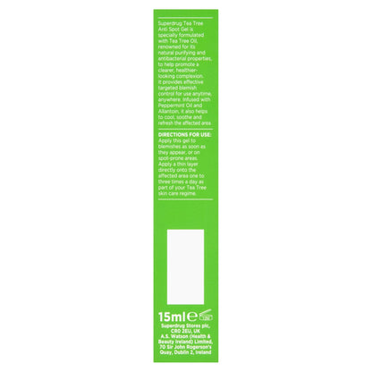 Superdrug Tea Tree Spot Gel 15ml
