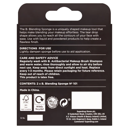 Superdrug20 B. Blending Sponge 2 Pack