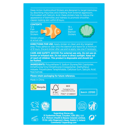 Superdrug Deep Action Clown Fish Novelty Blemi