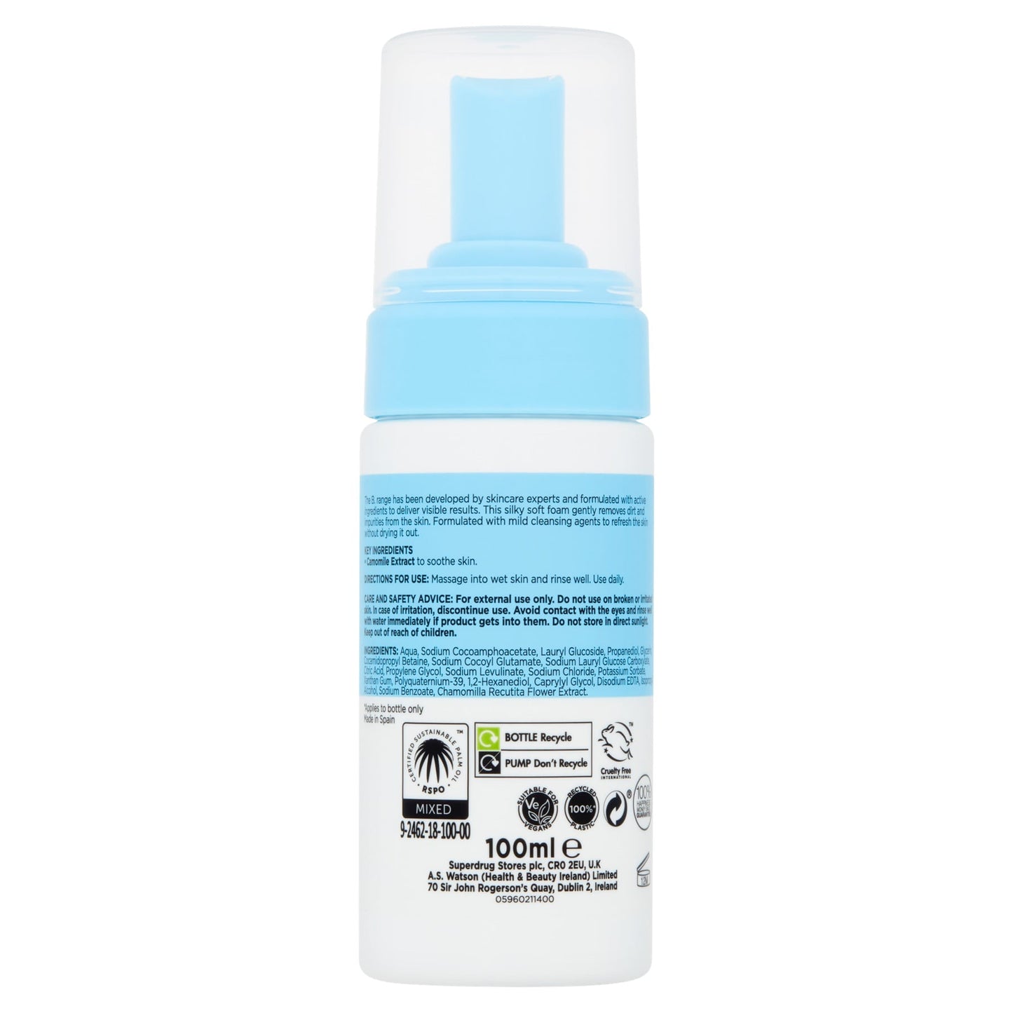 Superdrug B. Instant Foaming Cleanser