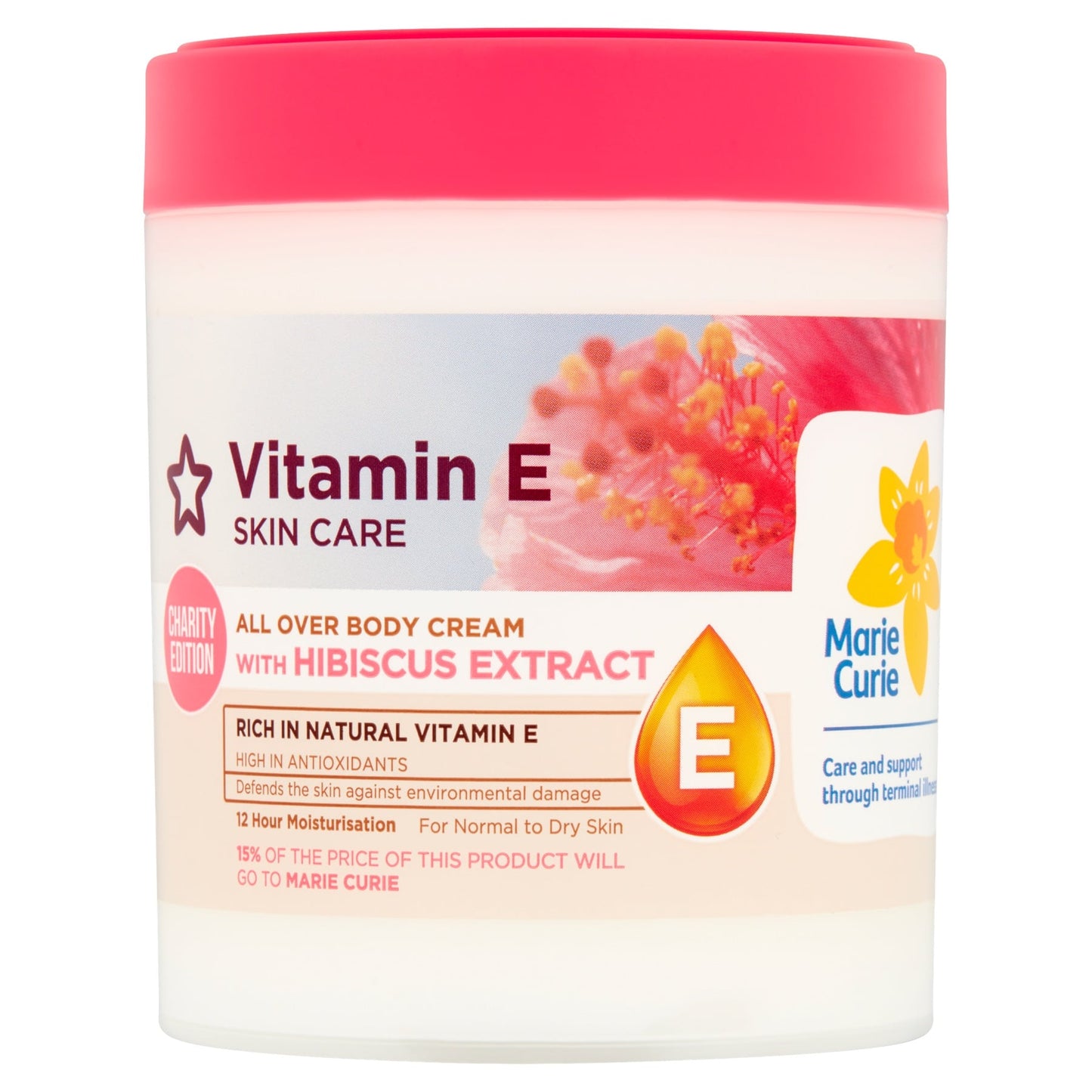 Superdrug Vitamin E Aob Hibiscus 465ml