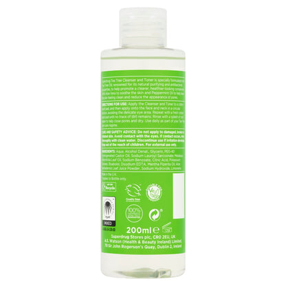 Superdrug Tea Tree Toner 200ml