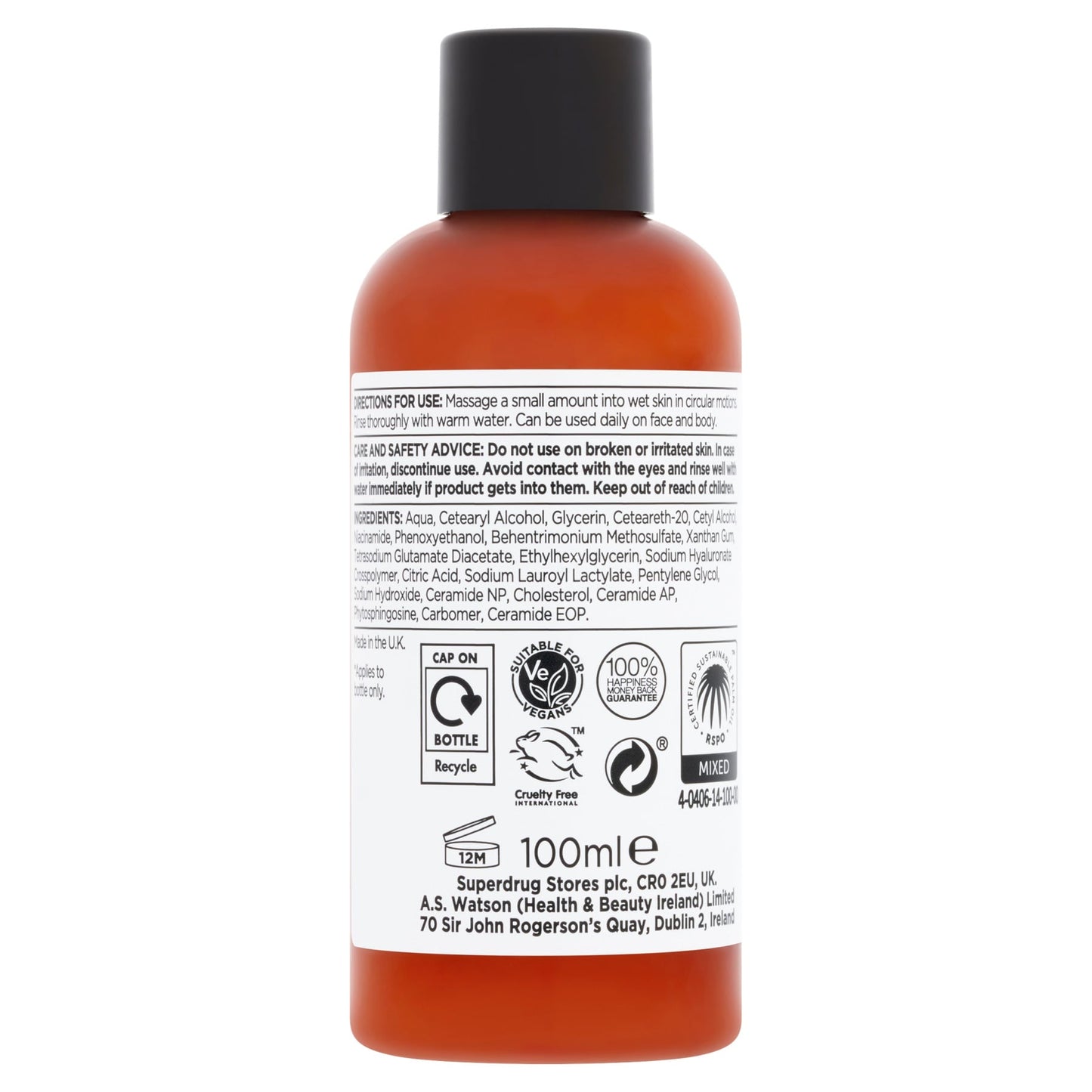 Superdrug Me+ Hyaluronic  Cleanser 100ml