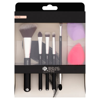 Superdrug B. 7pc Brush & Sponge Set