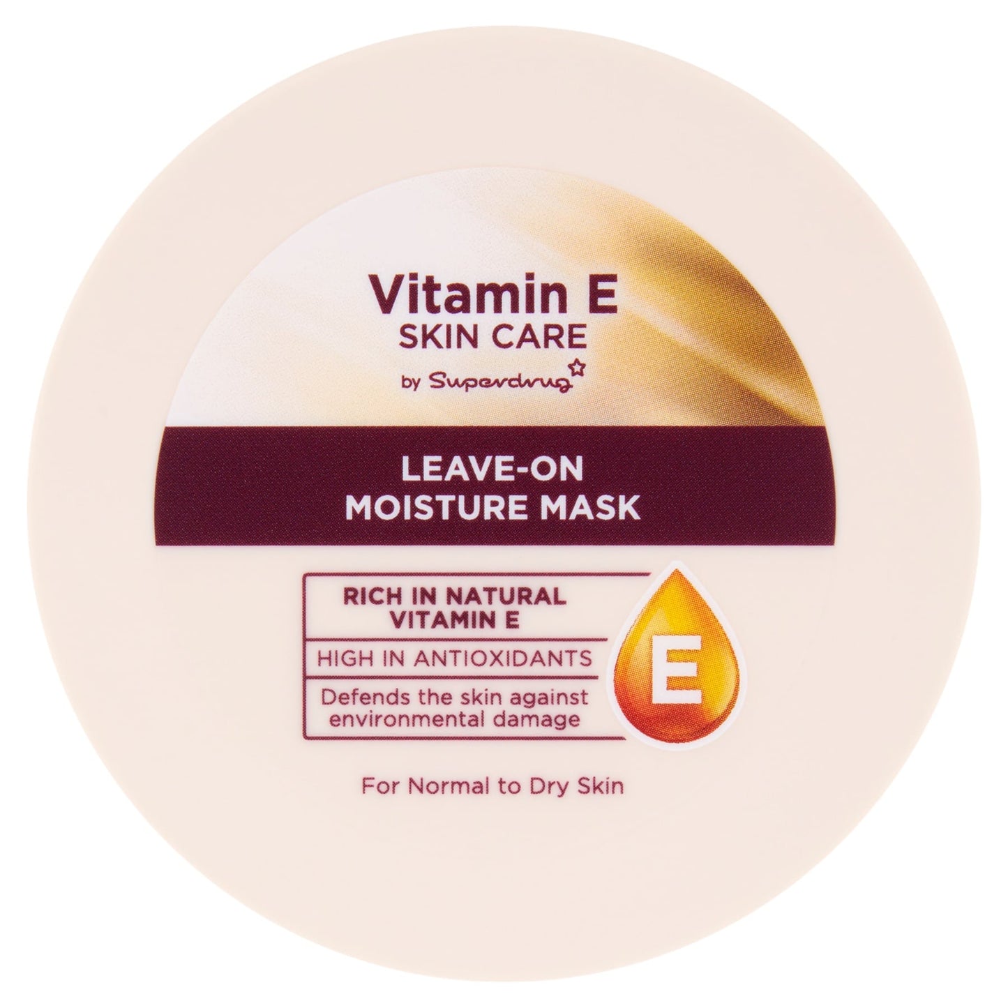 Superdrug Vitamin E Leave on Mask Rspo