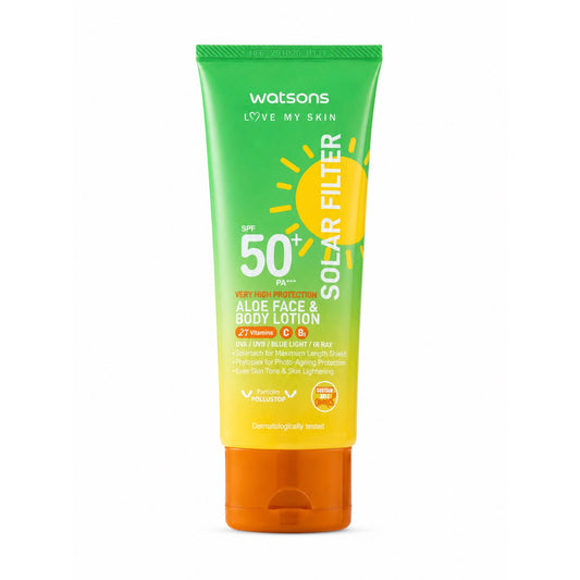 Watsons Love My Skin Solar Filter Very High Protection Aloe Face & Body