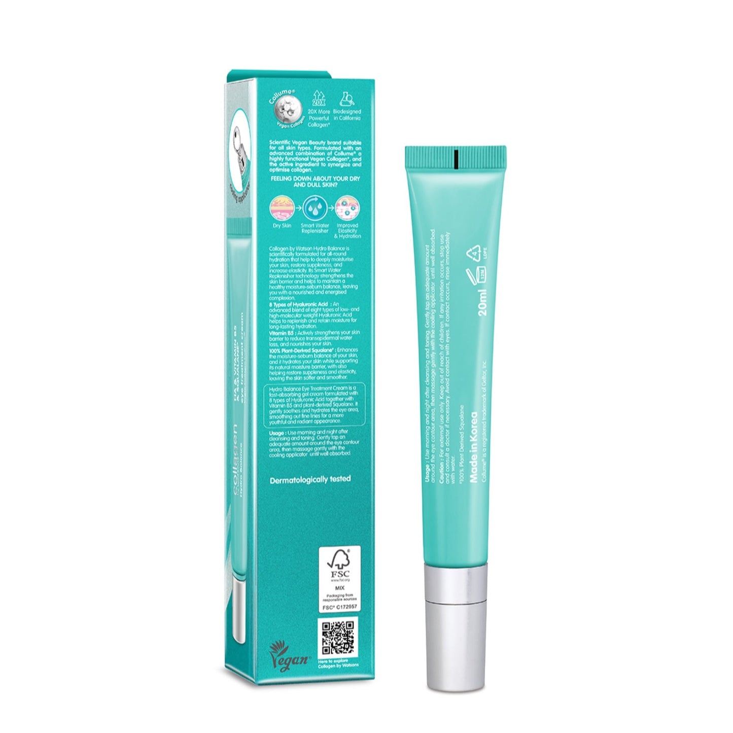 Collagen Watsons Hydro Balance Eye Treatment Cream (Sea)