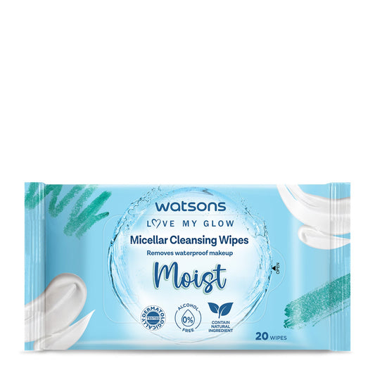 Watsons Micellar Cleansing Wipes Moist (Sea)