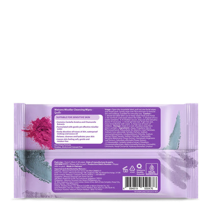Watsons Micellar Cleansing Wipes Gentle (Sea)