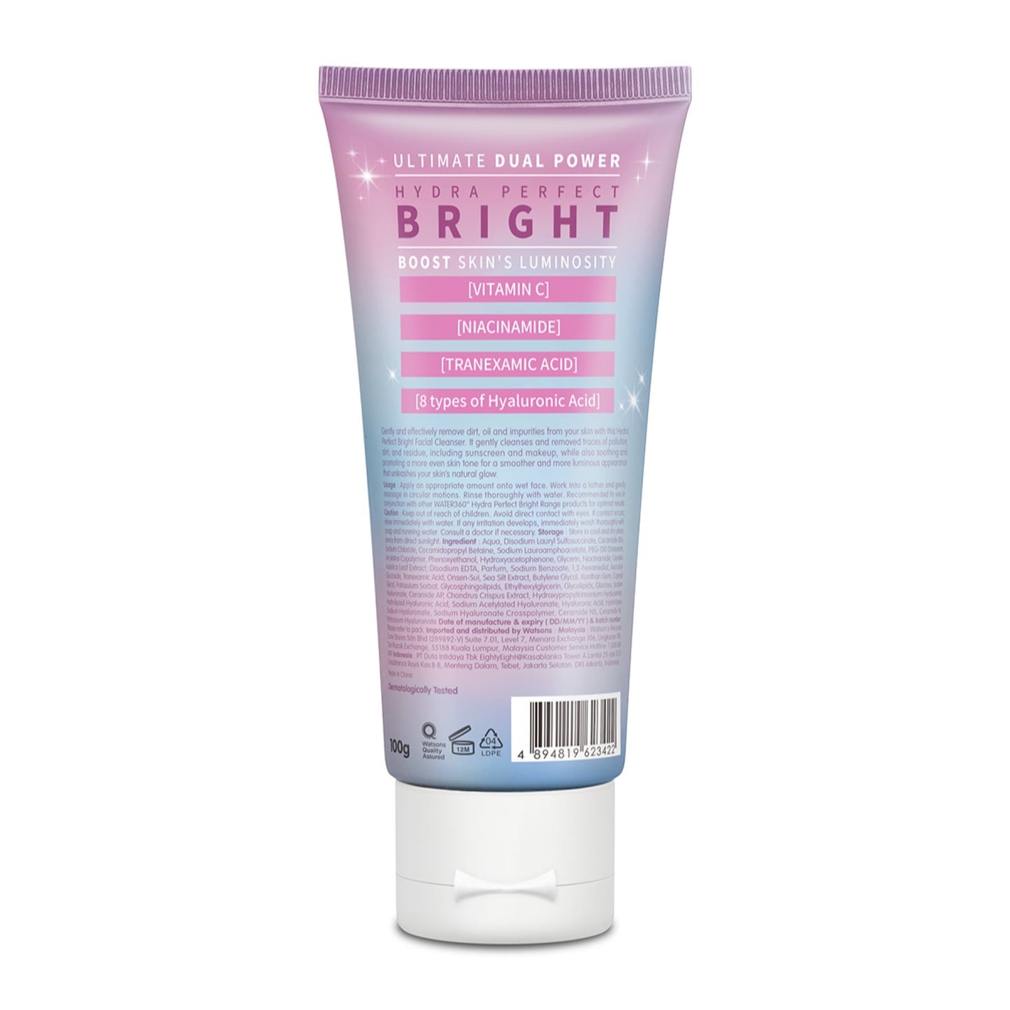 Water 360 by Watsons Hydra Perfect Bright Facial Cleanser 100g