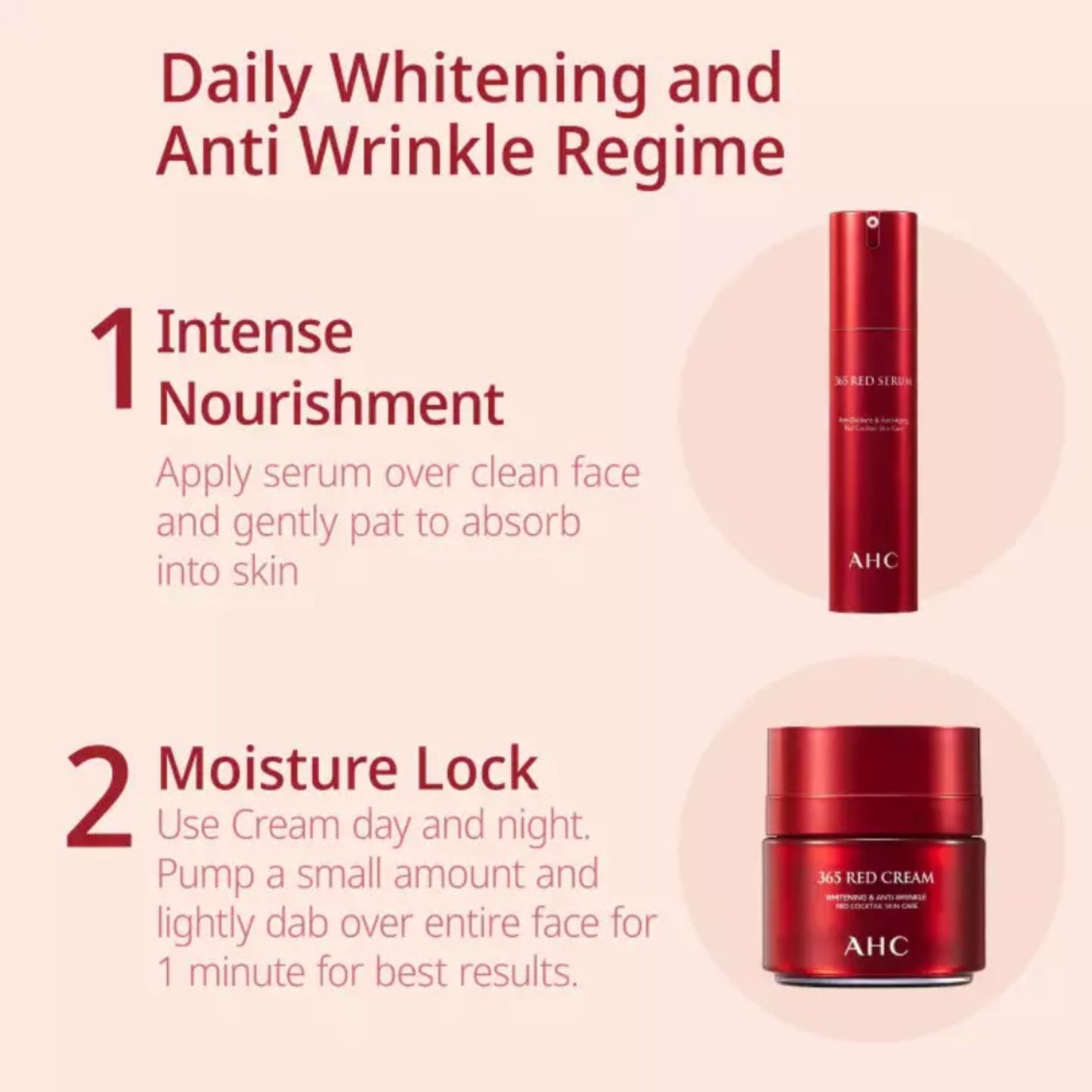 AHC 365 Red Brightening Wrinkle Care Eye Cream 30ml