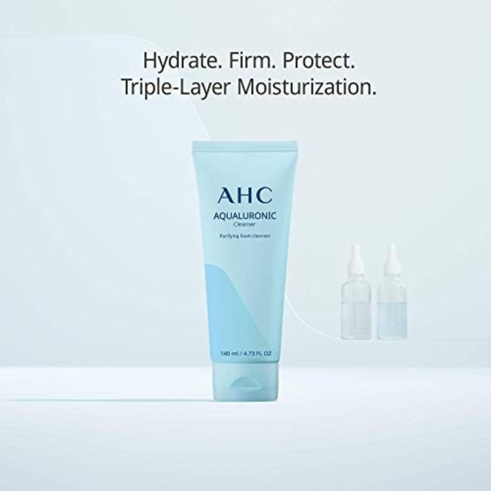 AHC Aqualuronic Facial Foam Cleanser 140ml