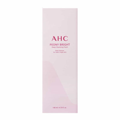 AHC Peony Bright Deep Foam Cleanser 140ml