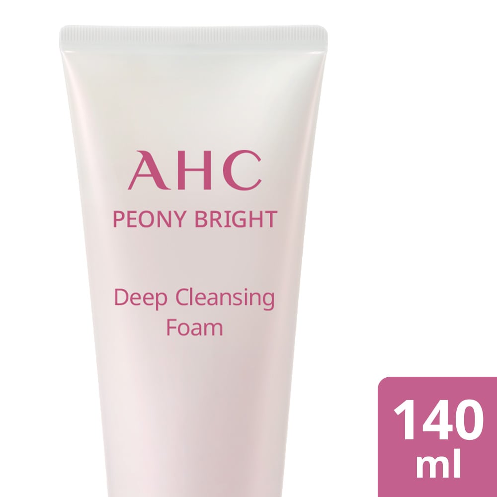AHC Peony Bright Deep Foam Cleanser 140ml