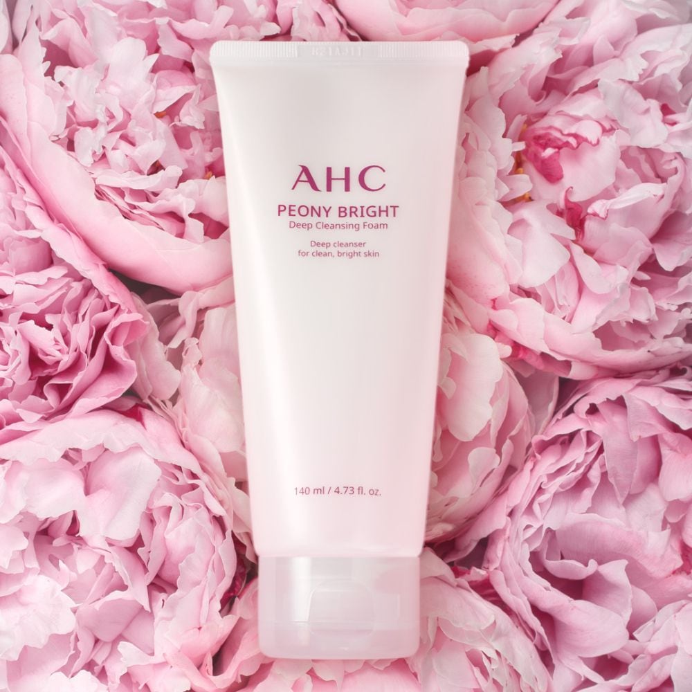 AHC Peony Bright Deep Foam Cleanser 140ml