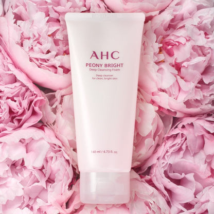 AHC Peony Bright Deep Foam Cleanser 140ml