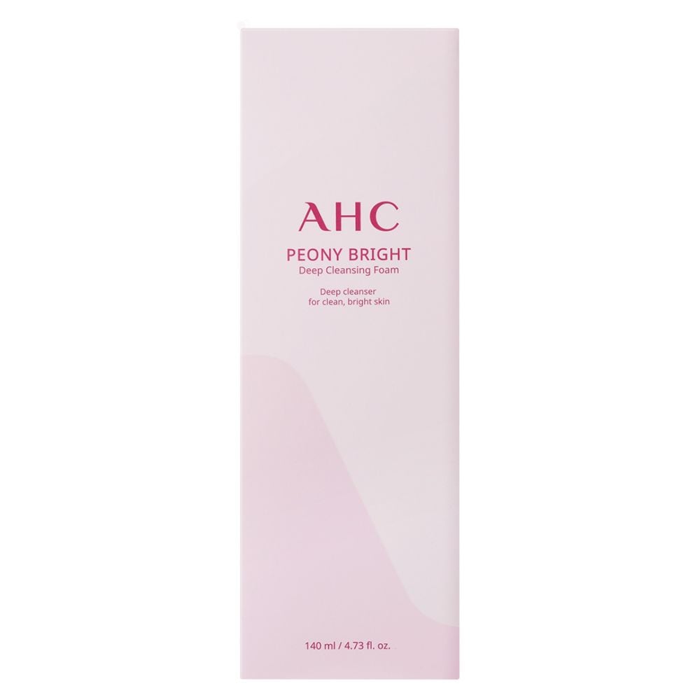 AHC Peony Bright Deep Foam Cleanser 140ml