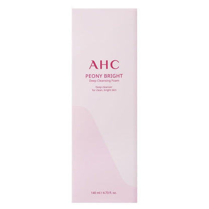 AHC Peony Bright Deep Foam Cleanser 140ml