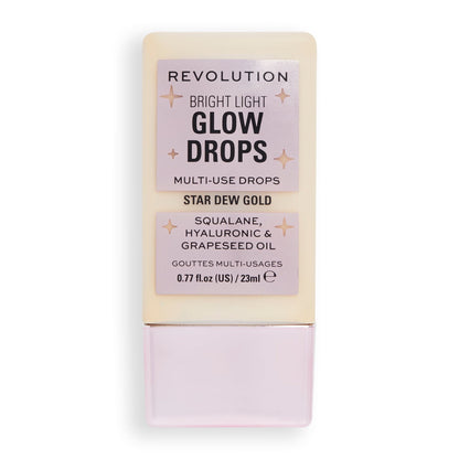 Makeup Revolution Bright Light Glow Drops Golden Star Dew 
