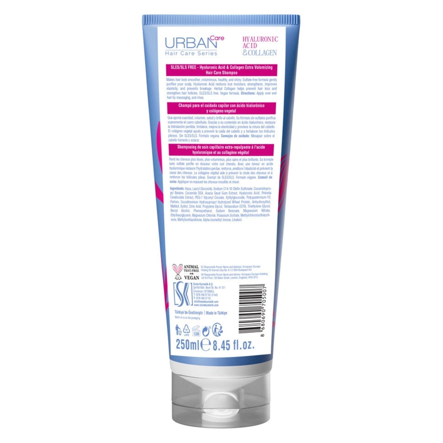 Urban Care HA & Collagen No Sulfate Shampoo