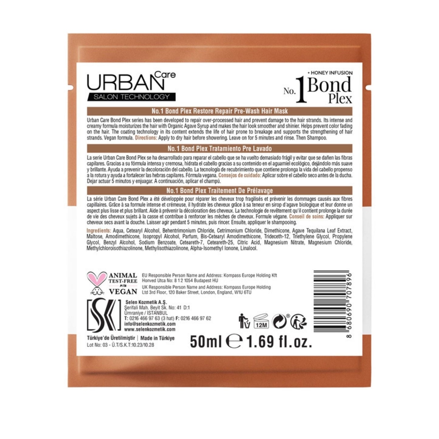 Urban Care No1 Bond Plex Prewash Treatment