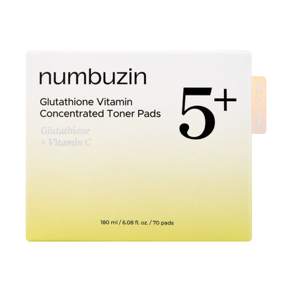 Numbuzin No.5 Vitamin Niacinamide Concentrated Pad 180ml