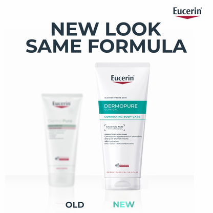 Eucerin Dermopure Clinical Correcting Body Cream for Blemishes & Acne-prone Skin, 200ml