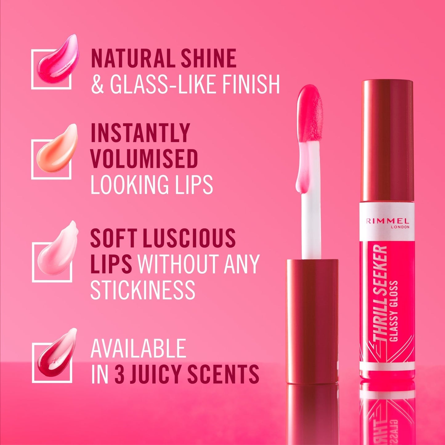 Rimmel Thrill Seeker Glassy Gloss Lip Gloss 10ml