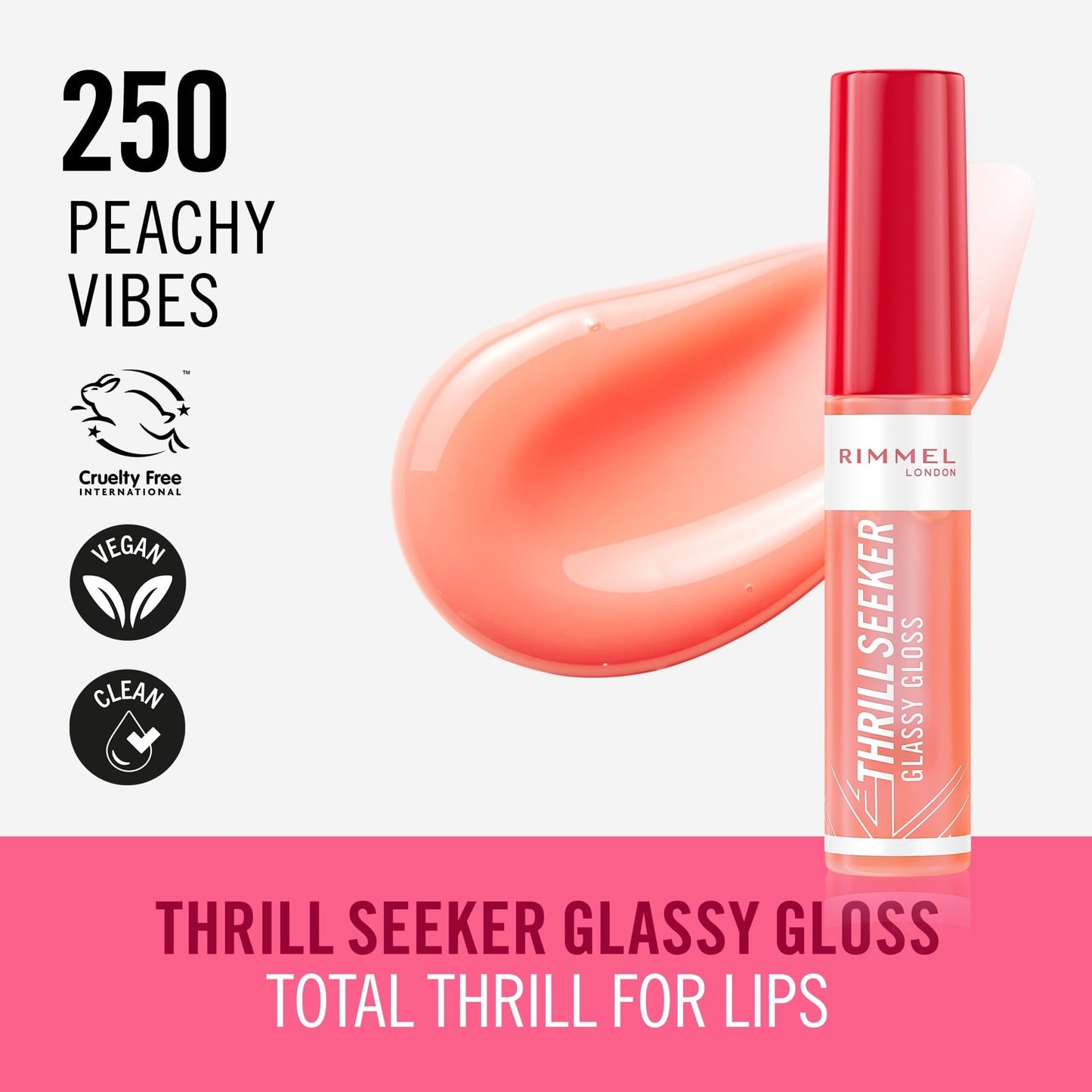 Rimmel Thrill Seeker Glassy Gloss Lip Gloss 10ml