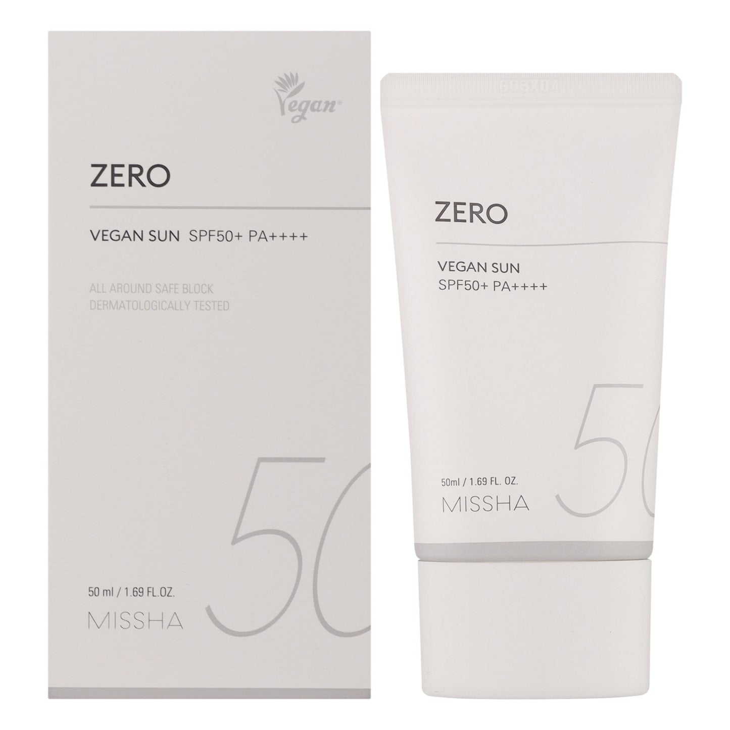 Missha All-Around Safe Block Zero Vegan Sun Spf50+ Pa++++ 50ml