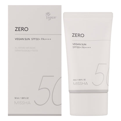 Missha All-Around Safe Block Zero Vegan Sun Spf50+ Pa++++ 50ml