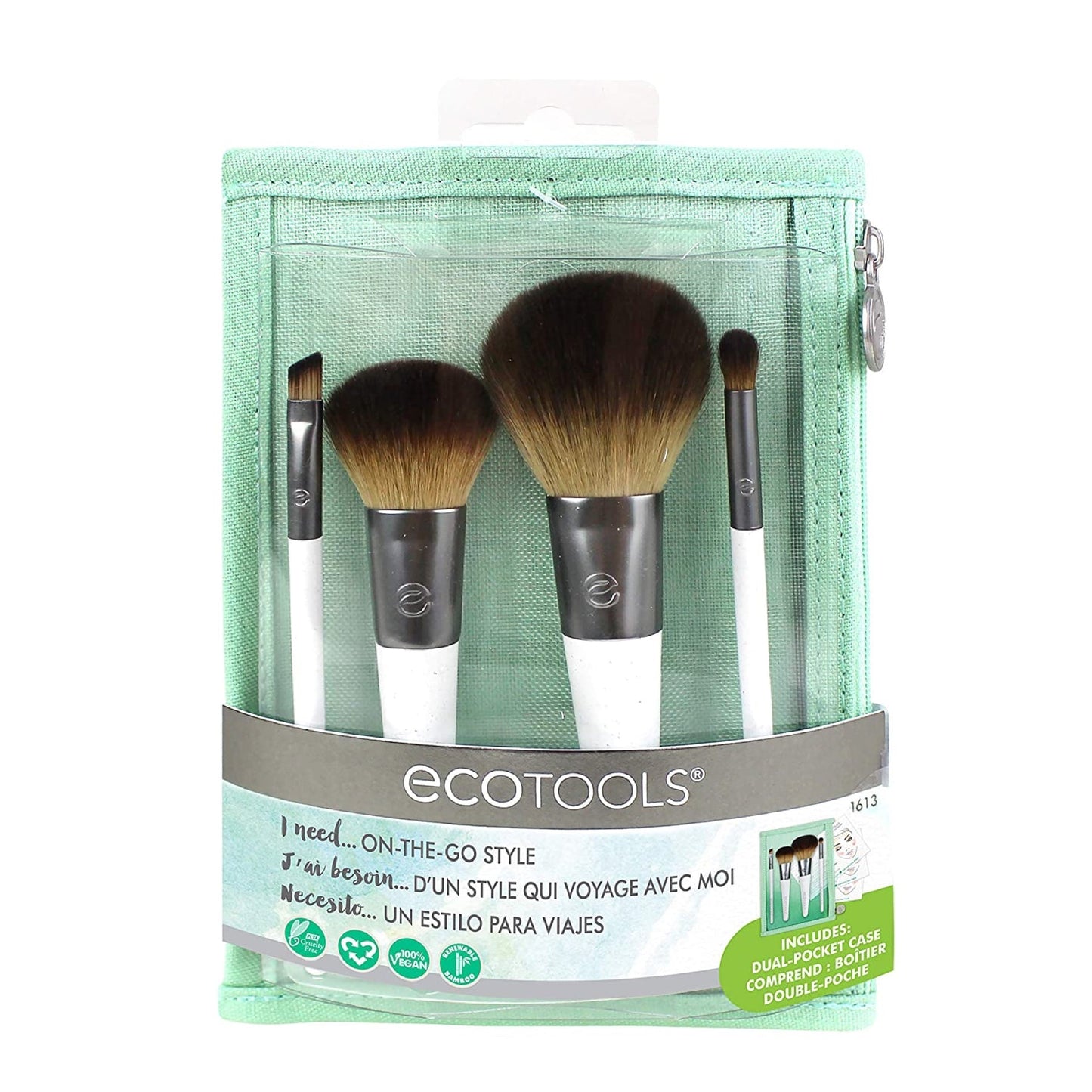 EcoTools On The Go Style Makeup Brush Kit 5pc