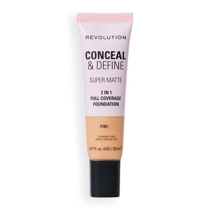 Makeup Revolution Conceal & Define Full Coverage Tube Foundation