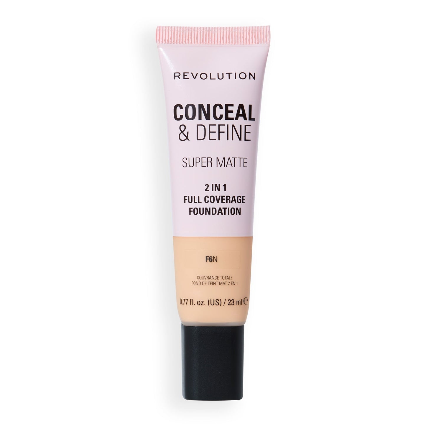 Makeup Revolution Conceal and Define Full Cover Tube Foundation