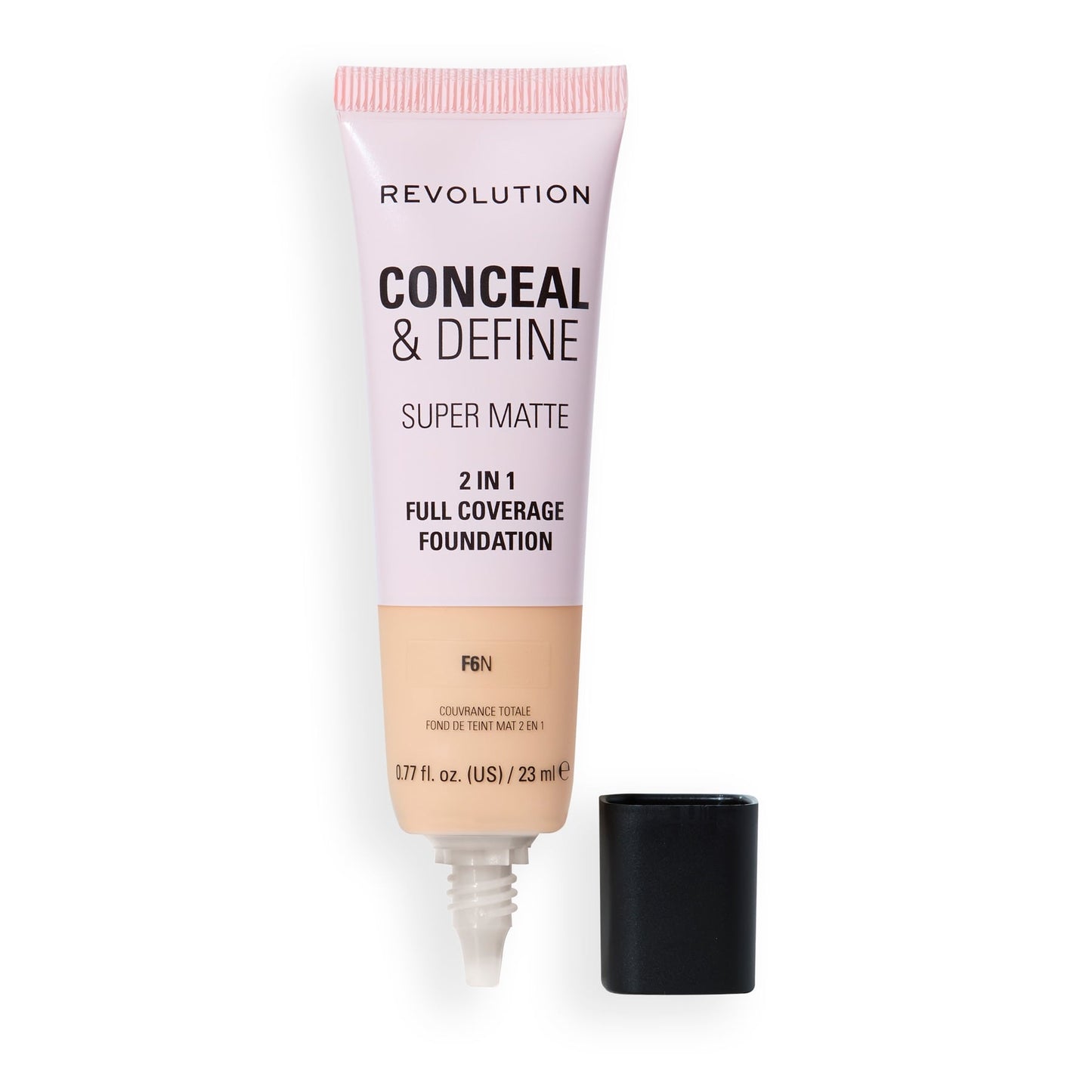 Makeup Revolution Conceal and Define Full Cover Tube Foundation