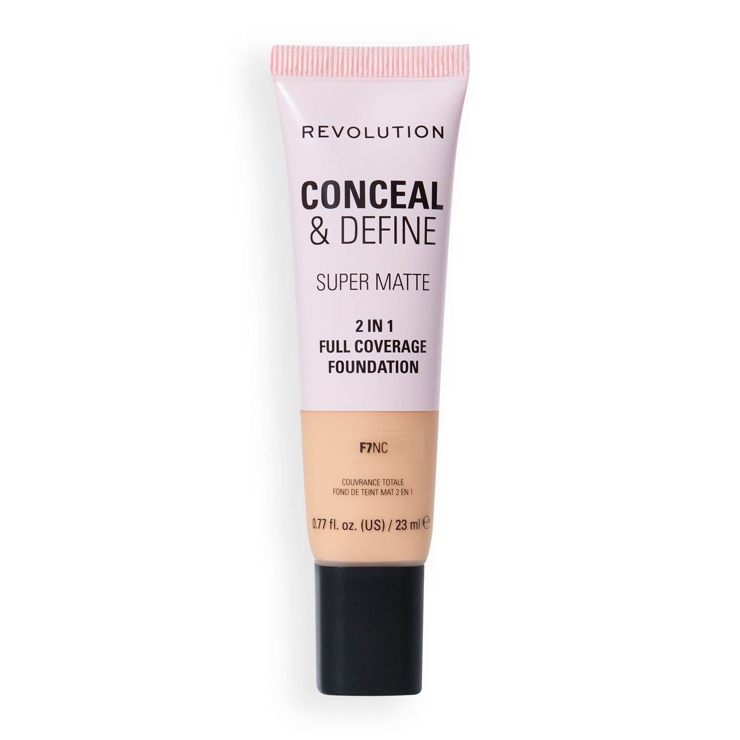 Makeup Revolution Conceal and Define Full Cover Tube Foundation