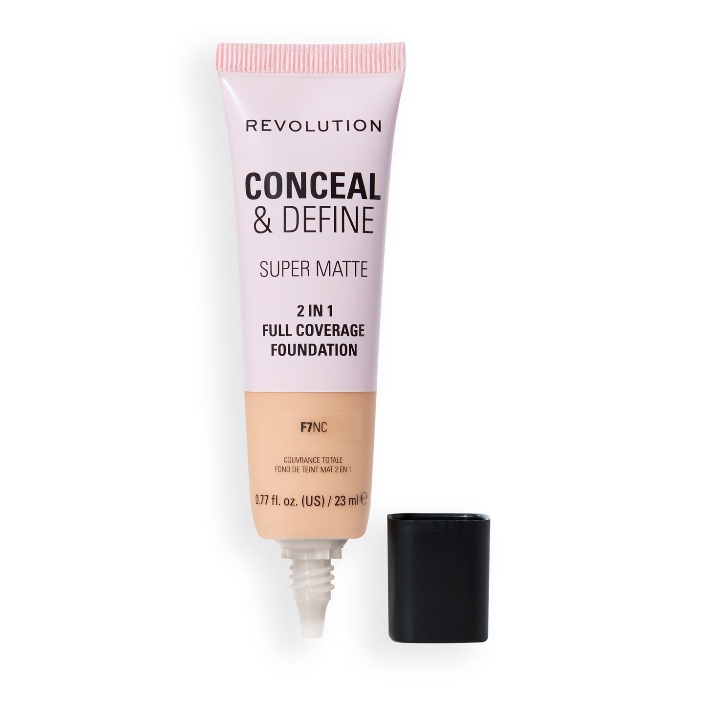 Makeup Revolution Conceal and Define Full Cover Tube Foundation
