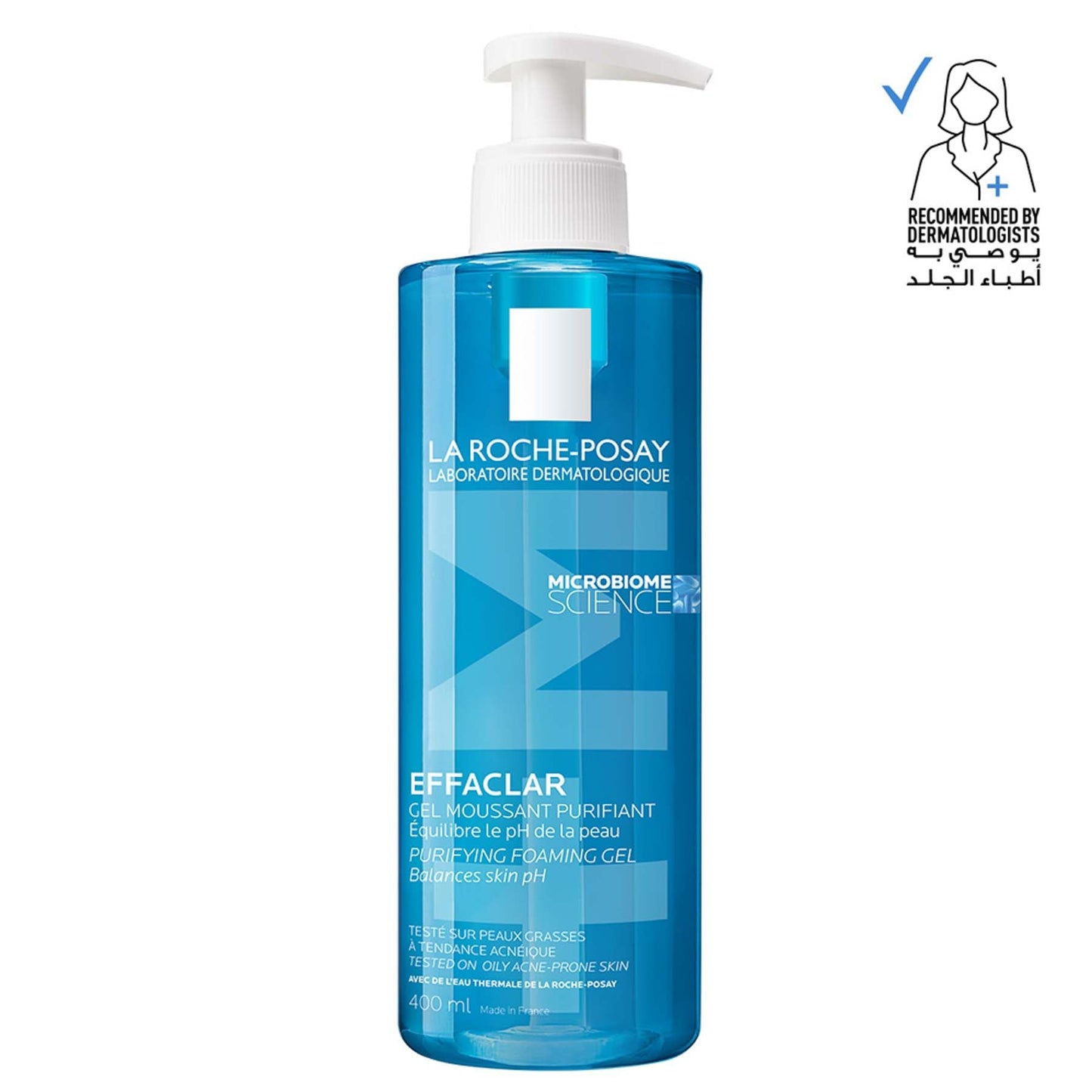 La Roche-Posay Effaclar Acne Foaming Cleansing Gel for Oily and Acne-Prone Skin 400ml