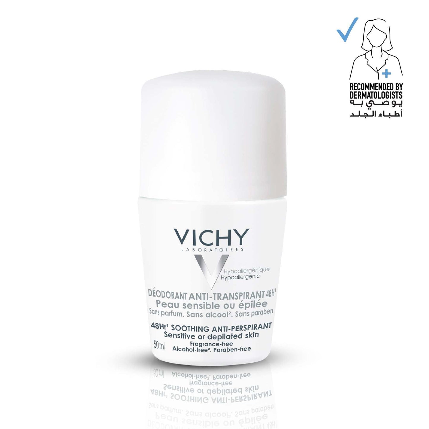 Vichy 48 Hours Anti-Perspirant Deodorant for Sensitive Skin 50ml