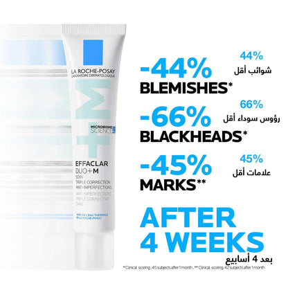 La Roche-Posay Effaclar Duo (+M) Acne Treatment Cream for Oily and Acne-Prone Skin 40ml