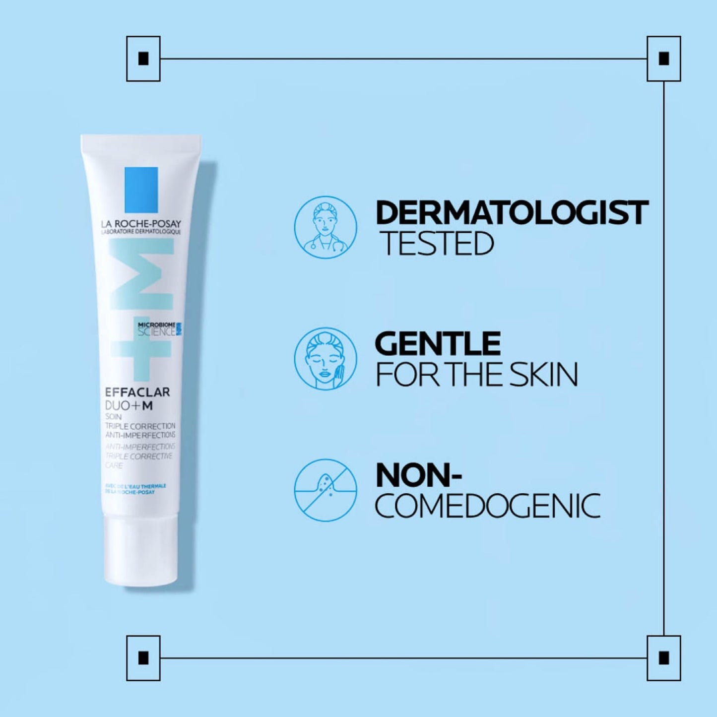 La Roche-posay Effaclar Duo+m Acne Treatment Cream for Oily and Acne Prone Skin 40ml