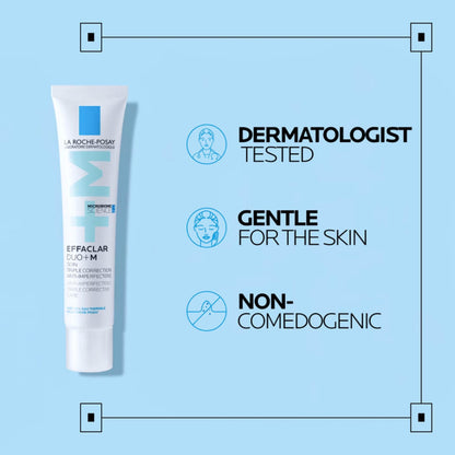 La Roche-posay Effaclar Duo+m Acne Treatment Cream for Oily and Acne Prone Skin 40ml