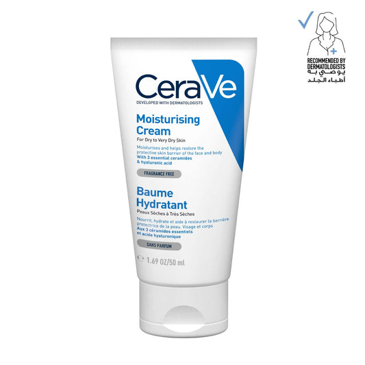 CeraVe Moisturising Cream for Dry Skin with Hyaluronic Acid 50ml