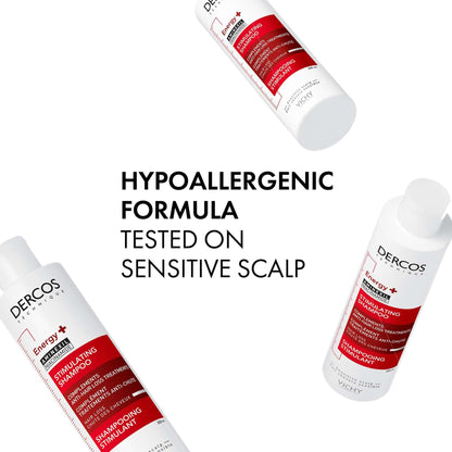 Vichy Dercos Energy+ Stimulating and Anti-Hair Loss Shampoo with Aminexil 200ml