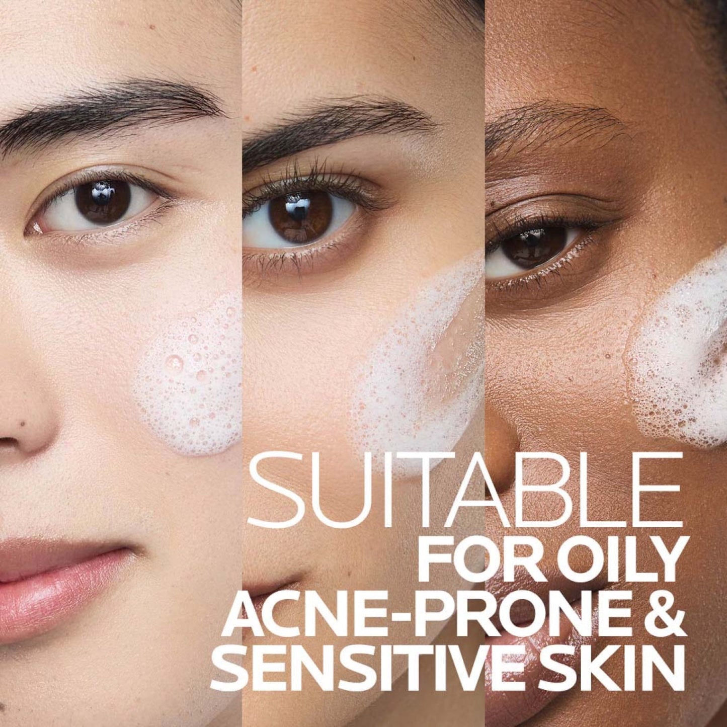 La Roche-posay Effaclar Acne Foaming Cleansing Gel for Oily and Acne Prone Skin 200ml