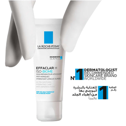 La Roche-Posay Effaclar H Iso-Biome Moisturising Cream for Oily and Acne-Prone Skin 40ml