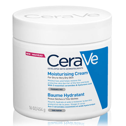 CeraVe Moisturising Cream for Dry Skin with Hyaluronic Acid 454g
