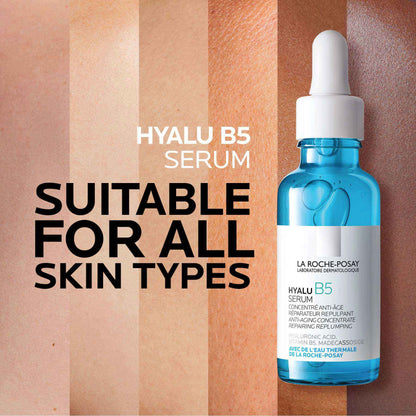 La Roche-posay Hyalu B5 Pure Hyaluronic Acid Serum for Face, Vitamin B5 + Hyaluronic Acid + Madecassoside, Hydrating Serum