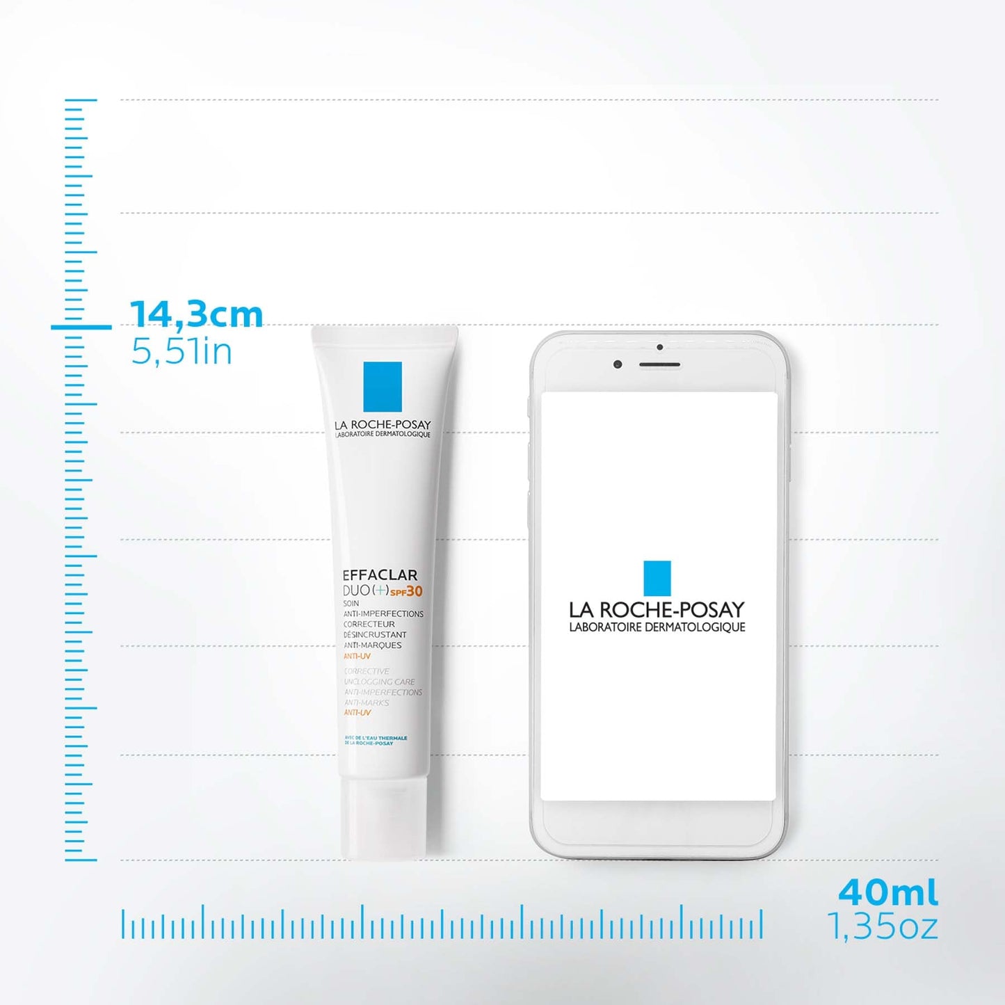 La Roche-Posay Effaclar Duo+ SPF30 Acne Treatment Cream for Oily and Acne-Prone Skin 40ml
